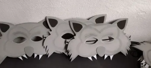 20 MASCARAS Lobo e loba