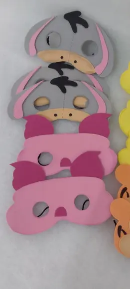 20 Mascaras Turma Ursinho Pooh