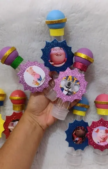 25 Tubetes Personalizados Sing
