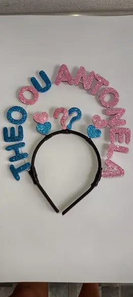 3 Tiaras para chá revelação de bebê