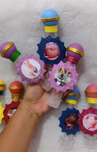 30 Tubetes Personalizados Sing