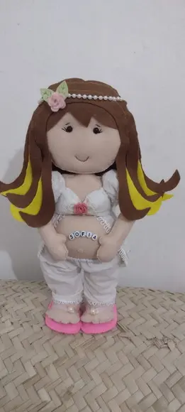Boneca Gravida Personalizada com Nome