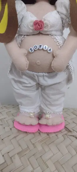 Boneca Gravida Personalizada com Nome