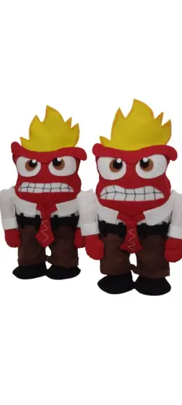 BONECO EMOÇÕES AVULSO (SENTIMENTOS) Tam 25 cm
