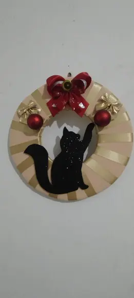 Guirlanda Pet Tema Natal 1 Gato