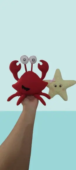 Kit Fundo do Mar com 4 Peças