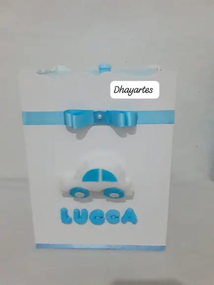 Kit Higiene Carrinhos Azul Claro (faço Qualquer Cor)