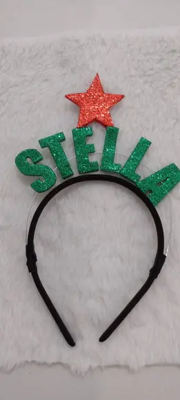 Plaquinha de Carnaval Stella