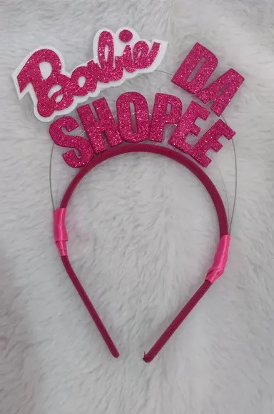 Tiara Barbie (pode Mudar Frase)
