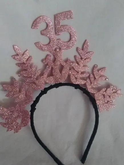 Tiara com Idade do Aniversariante