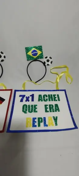 Tiara com Bandeira