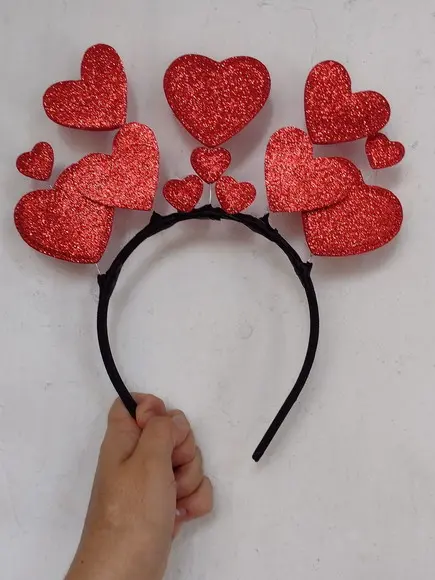 Tiara Coração (pode Mudar a Cor)