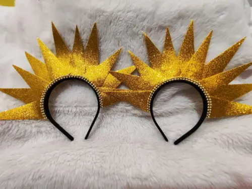 Tiara Personalizada + Plaquinha Cabaré (faço Qualquer Frase)