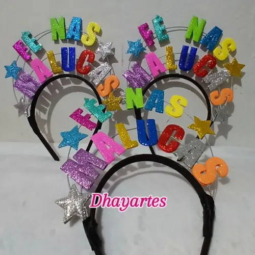 Tiara Personalizada com Frases, Palavras