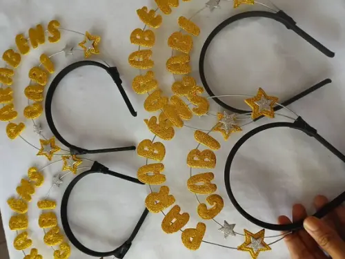 Tiara Personalizada para Aniversário(faço Qualquer Frase)