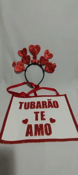 Tiara+plaquinha Personalizada com Frases para Festas