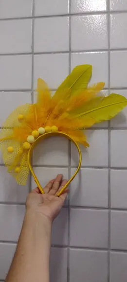 Tiaras Personalizada com Penas