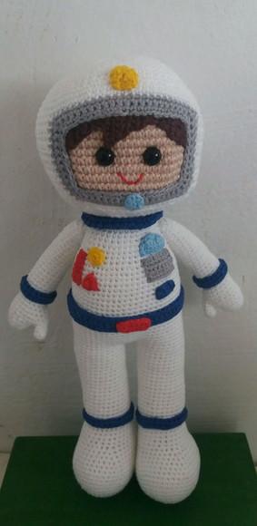 Astronauta de Crochê