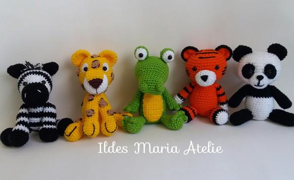 Bichinhos miniatura de crochê