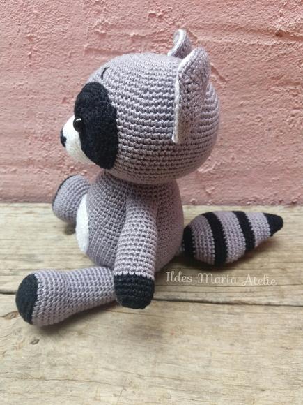 Guaxinim amigurumi