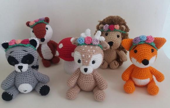 Mini Bichinhos Do Bosque Menina