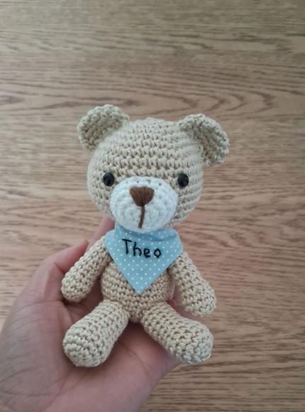 Ursinho Amigurumi Personalizado