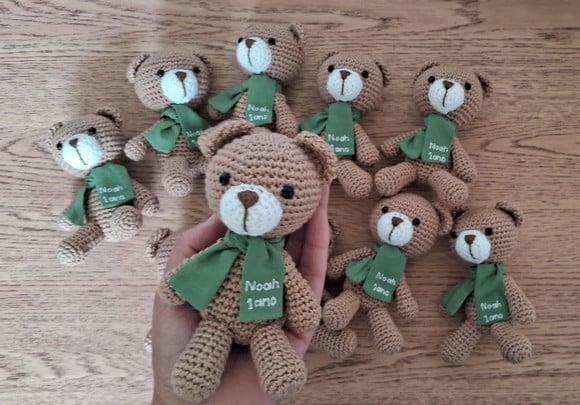 Ursinho Amigurumi Personalizado