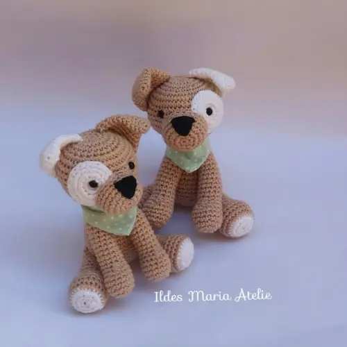 Cachorrinho Amigurumi Miniatura