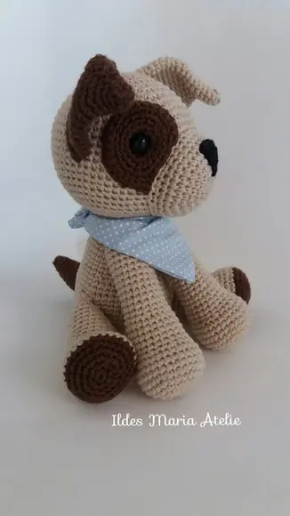 Cachorro amigurumi