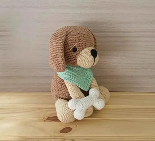 Cachorro amigurumi