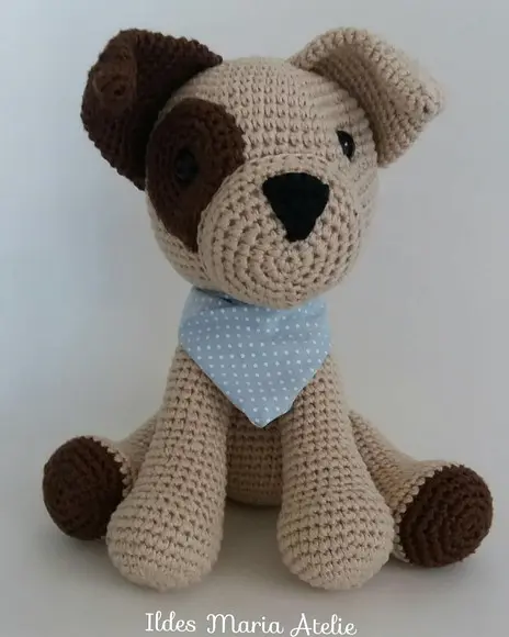 Cachorro amigurumi