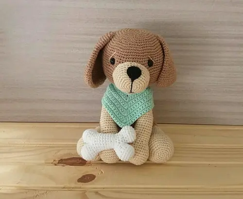 Cachorro amigurumi