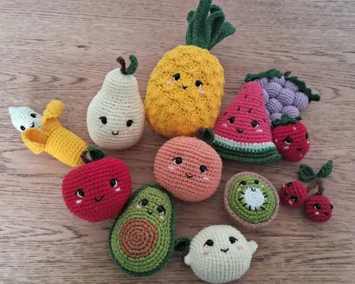 Kit Frutinhas Amigurumi
