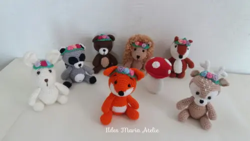 Kit Miniatura Bichos do Bosque