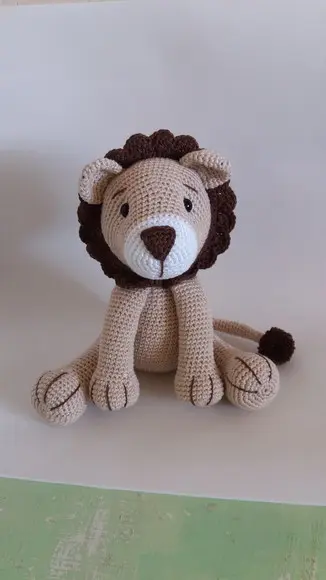 Leão Amigurumi