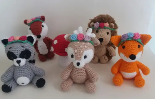 Mini Bichinhos Do Bosque Menina