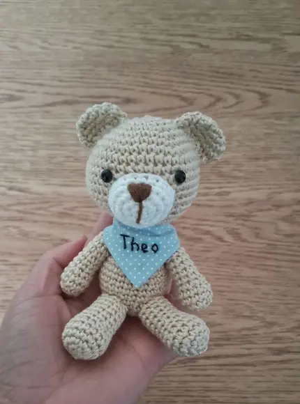 Ursinho Amigurumi Personalizado