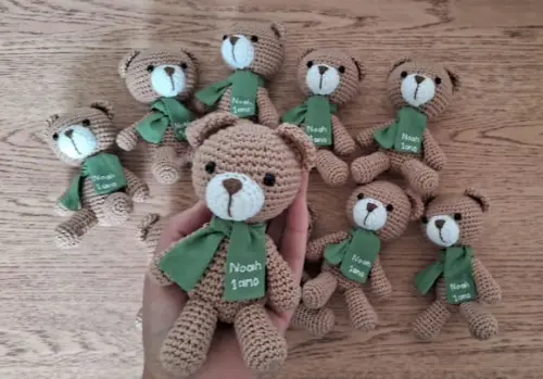 Ursinho Amigurumi Personalizado