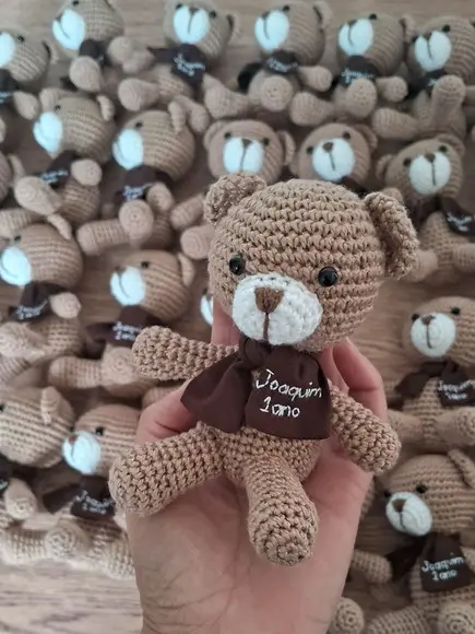 Ursinho Amigurumi Personalizado