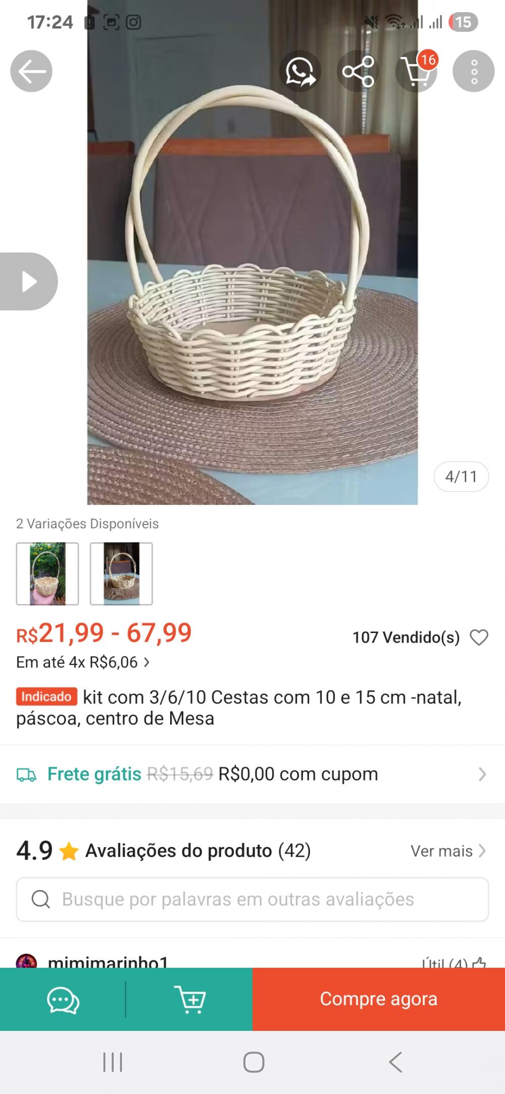 Produto teste