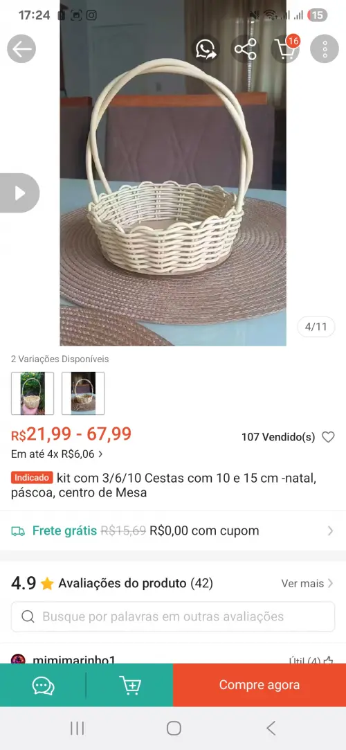 Produto teste