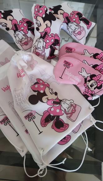 0015 - Kit Festa do Pijama/acampa Dentro Minnie
