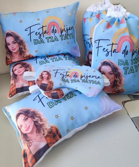 Kit Festa do Pijama/acampa Dentro Personalizado