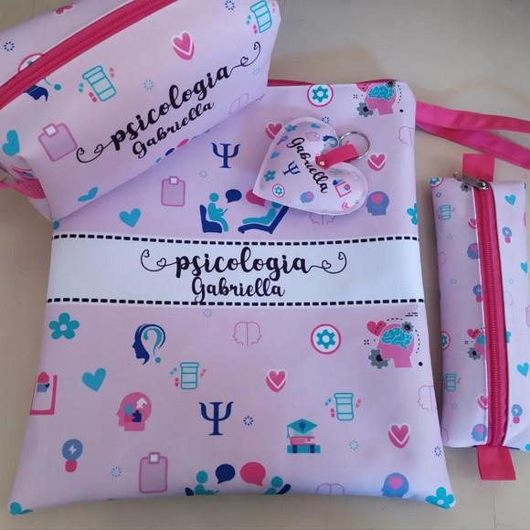 Kit Porta Jaleco Psicologia