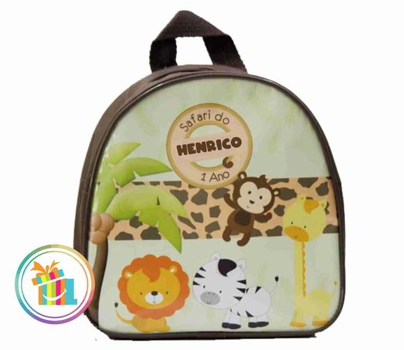 Mochilinha Personalizada Safari