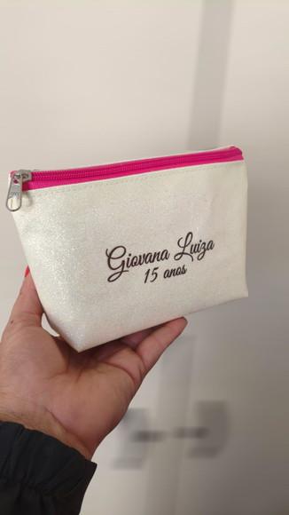 Necessaire Personalizada Glitter