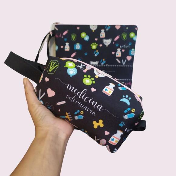 Porta Jaleco e Necessaire Box