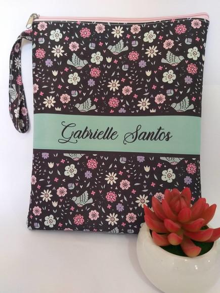 Porta Jaleco Floral