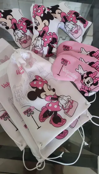 0015 - Kit Festa do Pijama/acampa Dentro Minnie