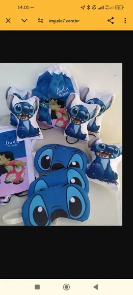 Kit Festa do Pijama/acampa Dentro Lillo Stitch